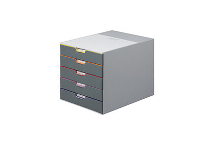 Schubladenbox Durable Varicolor 760527 5 SCHUBLADEN, FARBIGER ABLAUF