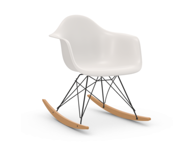 Vitra Eames Plastic Armchair RAR, Holzkufen Ahorn gelblich