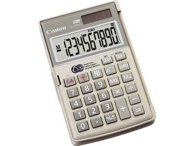 Taschenrechner CANON LS10TEG grau 10-stellig