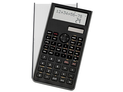 Taschenrechner GENIE 82SC 12071 10stel. schwarz, 240 Funktionen