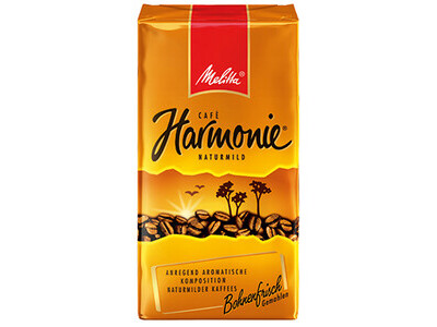 Kaffee Melitta Harmonie naturmild 500g GEMAHLEN