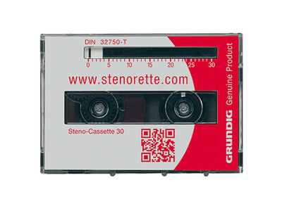 Stenocassette Grundig 30 Aufzeichnung