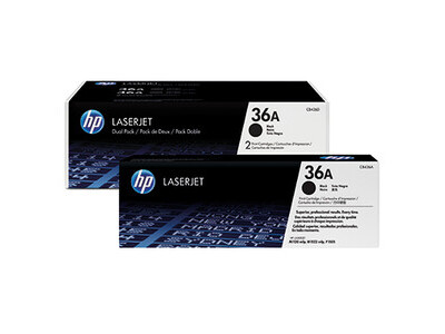 Toner 2er HP 36AD CB436AD black