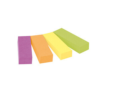 Haftmarker Post-It 670-4CA 12,7x44,4mm 4X50 BLATT, PEFC