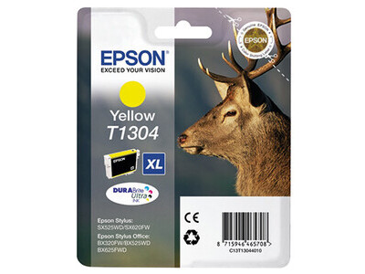 Tintenpa. EPSON T130 yellow C13T13044010