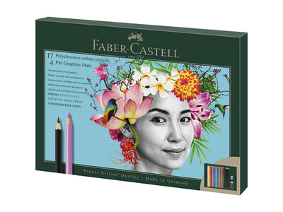 Farbstift Castell Polychromos Set 23 St.