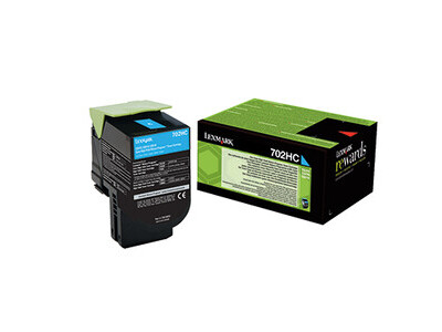 Toner LEXMARK 70C2H cyan