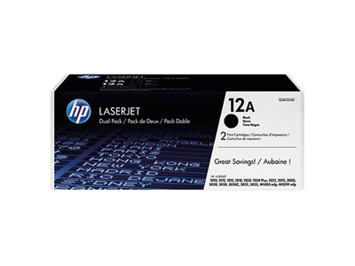 Toner 2er HP 12AD Q2612AD black