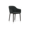 Vitra Softshell Chair Vierbein-Untergestell chocolate Plano nero
