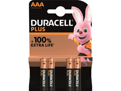 Batterie Duracell AAA LR03 1,5V 4 ST. Extra Life
