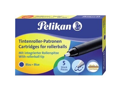 Tintenrollermine Pelikan KM 5 blau M f. Pelikano und Twist
