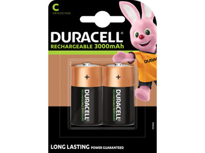 Akku Duracell NiMH Baby C 1,2V Rechargeable, Pre-charged, 2 ST