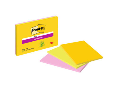 Meeting Notes Post-It 6445-3SS-EU sort. 101x152mm 3x 45 Bl.