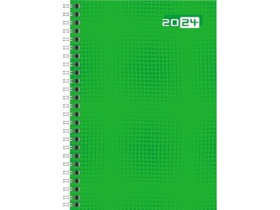 Buchkalender 21007 futura2 2S/1W grün