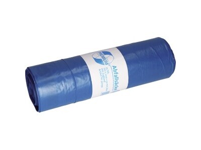 Müllsack Deiss Premium 100my 120l blau 10002, Recycling LDPE