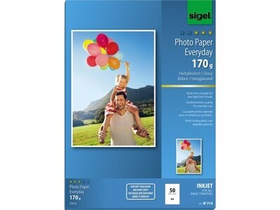 Inkjet Fotopap. Sigel IP714 A4 170g