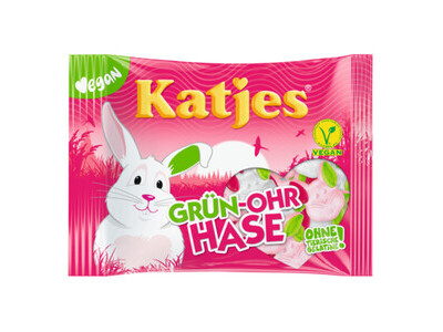 Fruchtgummi Katjes Grün-Ohr-Hase vegan