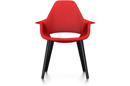 Vitra Organic Chair UG Esche Hopsak rot:poppy red