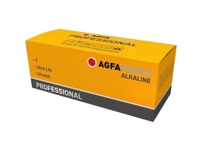 Batterie AGFAPHOTO LR14 1.5V Baby Alkaline Prof., Retail Box (10-Pack)