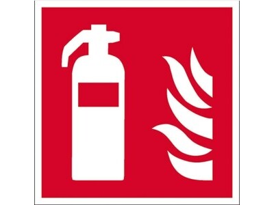 Feuerlöscher Folienschild sk 15x15cm