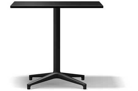 Vitra Bistro Table rechteckig Vollkernmaterial schwarz