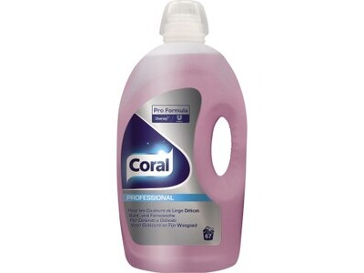 Bunt & Feinwaschmittel Coral 5l 67 WÄSCHELADUNGEN , FLÜSSIG