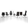 Vitra ID Chair Concept Groupshot (dark colours)