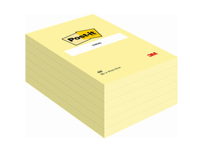 Haftnotiz Post-It 659 102x152 gelb 100 BLATT PRO BLOCK