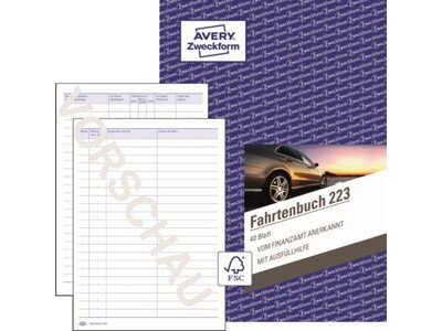 Fahrtenbuch Zweckf. 223 A5