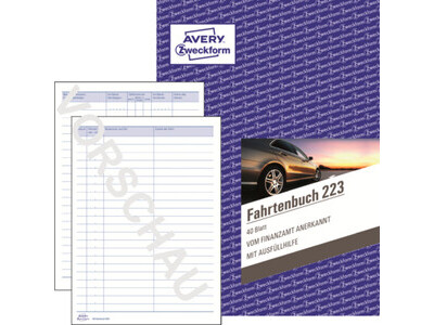 Fahrtenbuch Zweckf. 223 A5