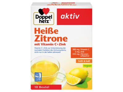 Heißgetränk Doppelh. Heiß. Zitrone 96400 Vitamin C + Zink