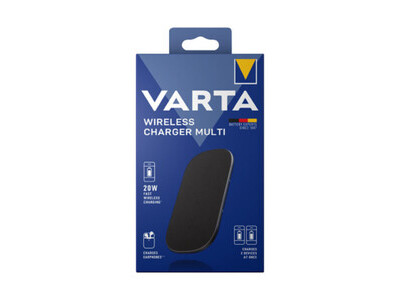 Fast Wireless Charger Varta 57906101111 Multi, 9V, Kabel USB Typ-C-C, 1m