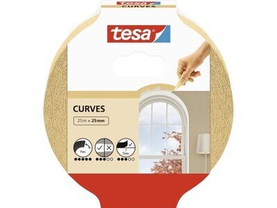 tesa® Kreppband KURVEN