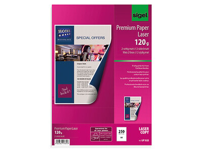 Laserpapier Sigel LP322 A4 120g weiß